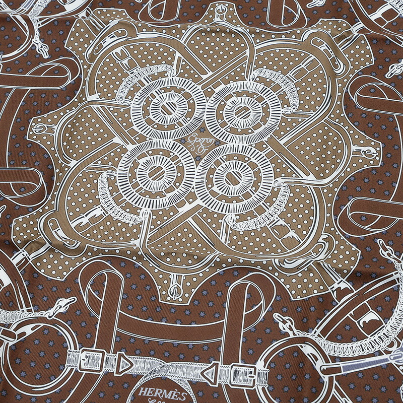 楽天市場】【未使用品】エルメス カレ55 バンダナ エプロンドール