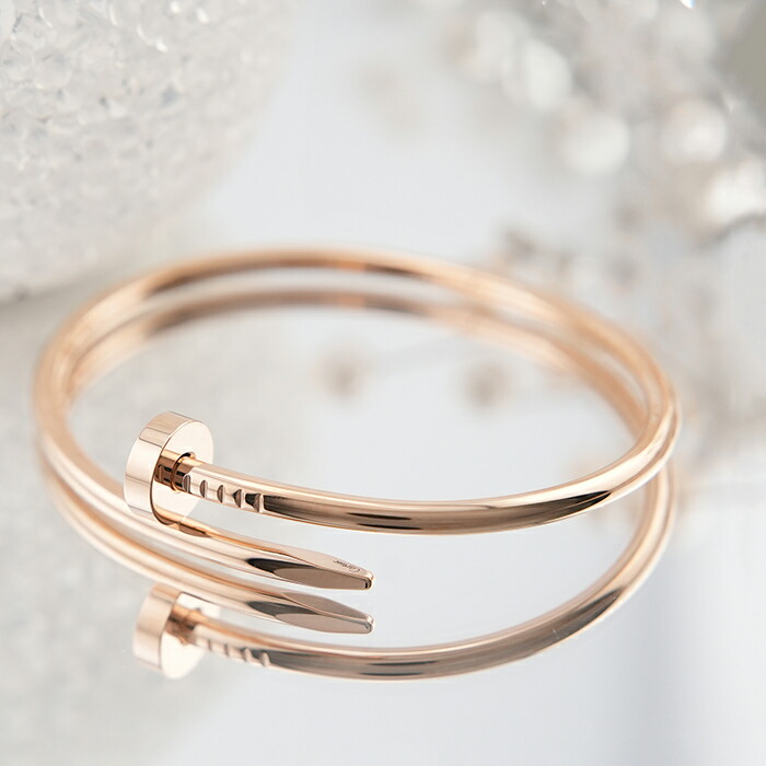 楽天市場】カルティエ ジュスト アンクル ブレスレット ピンクゴールド