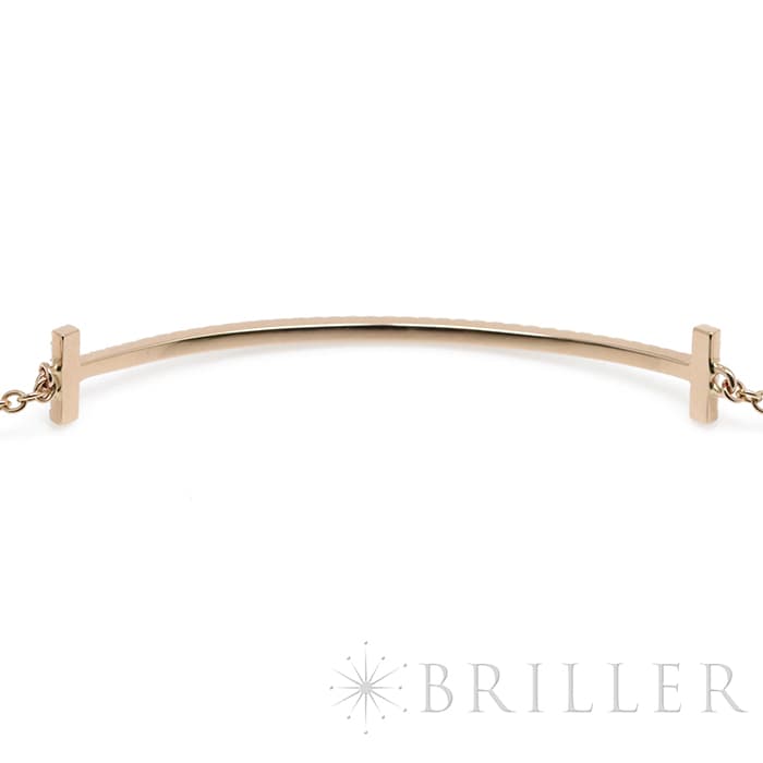 楽天市場】ティファニーT スマイル ブレスレット ローズゴールド