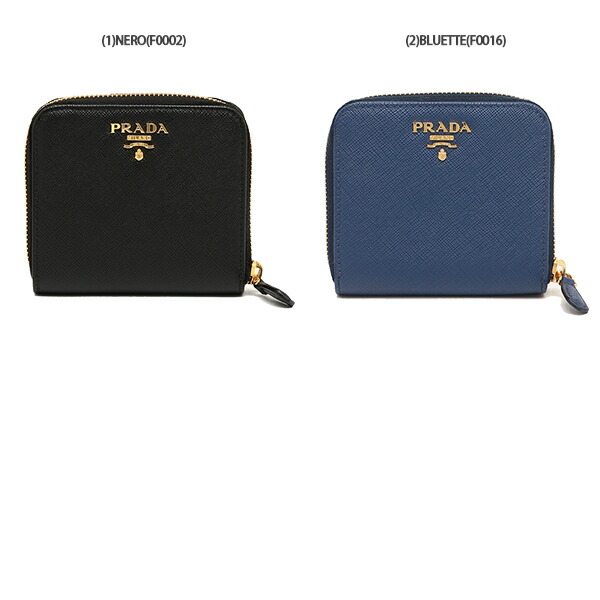 楽天市場】プラダ 二つ折り財布 サフィアーノ ミニ財布 レディース
