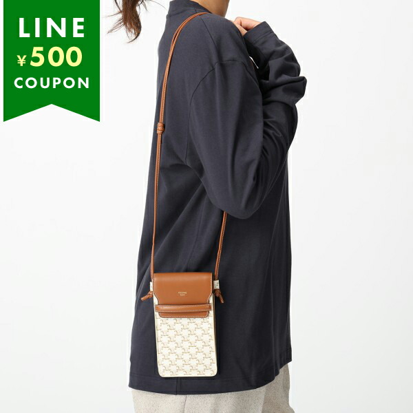 楽天市場】セリーヌ ショルダーバッグ トリオンフ フォンポーチ