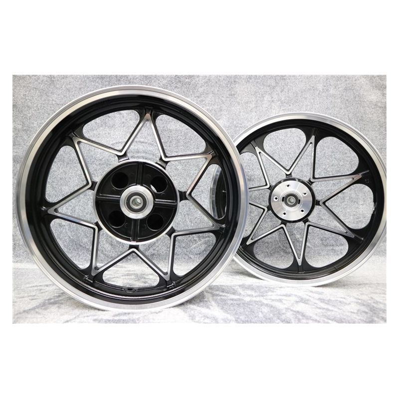 楽天市場】ゼファーΧ 400 キャスト ホイール ブラック セブン