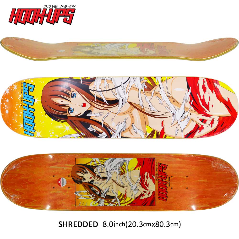 楽天市場】8.0インチ フックアップス スケボー デッキ 板 Hook Ups