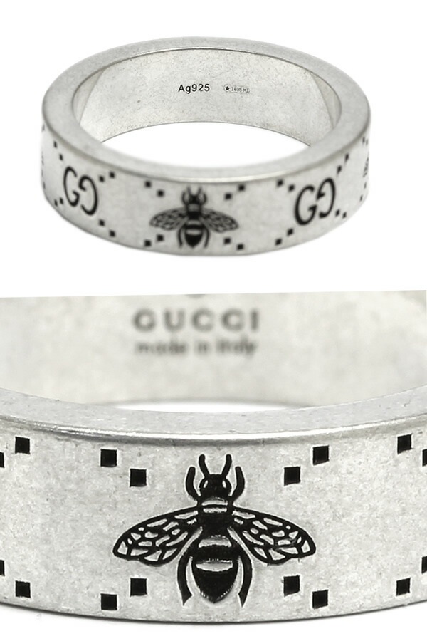 楽天市場】【マラソンセール】GUCCI グッチ リング 指輪 シルバー GG