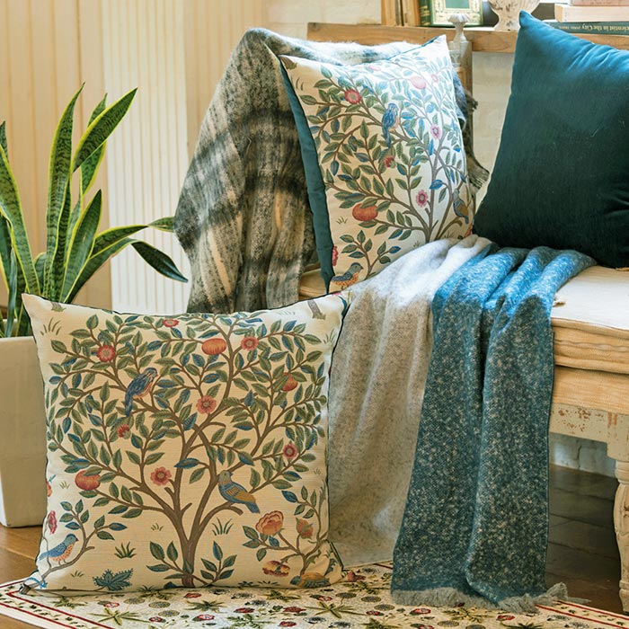 楽天市場】クッションカバー ケルムスコットツリー LL1722 60×60 cm