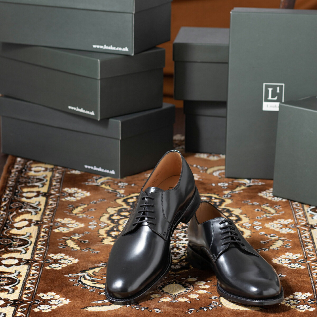 楽天市場】Loake England ローク 革靴 メンズ ビジネス プレインタイ