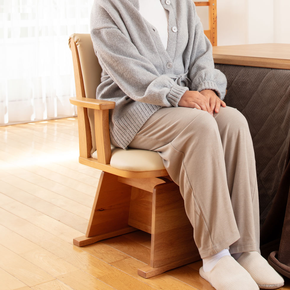 楽天市場】コイズミ ダイニングコタツ用 回転イス KKC-0070 送料無料