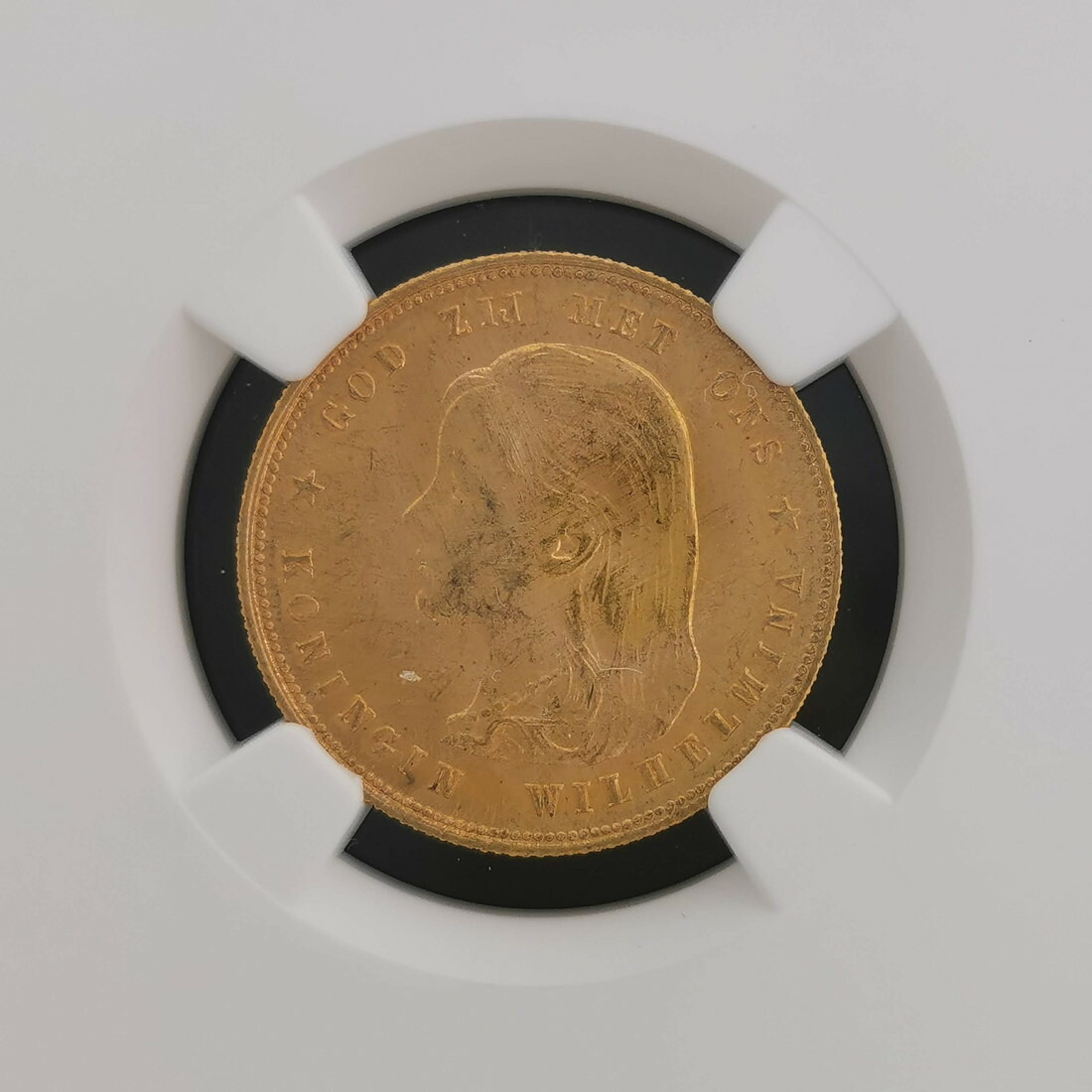 楽天市場】NETHERLAND オランダ 10ギルダー 金貨 1897 ヴィルヘルミナ