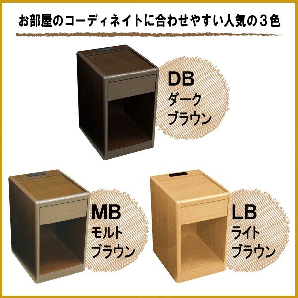 楽天市場】サイドテーブル べッドサイドテーブル スマホ 充電 MFB-NT