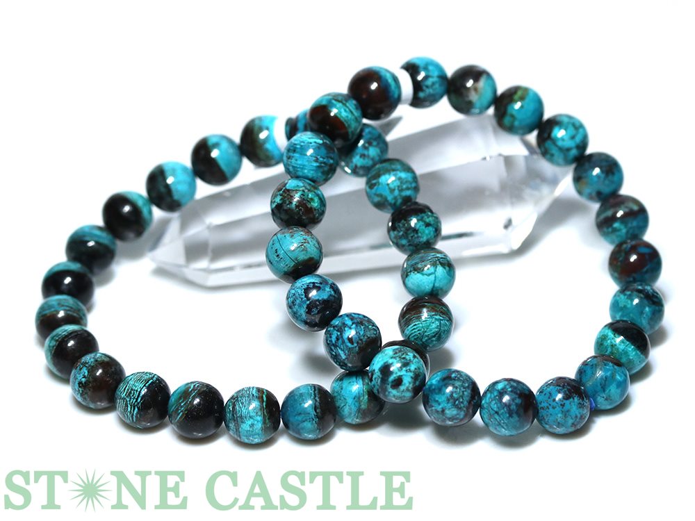 楽天市場】☆高品質☆【ブレスレット】クリソコラ バイカラー