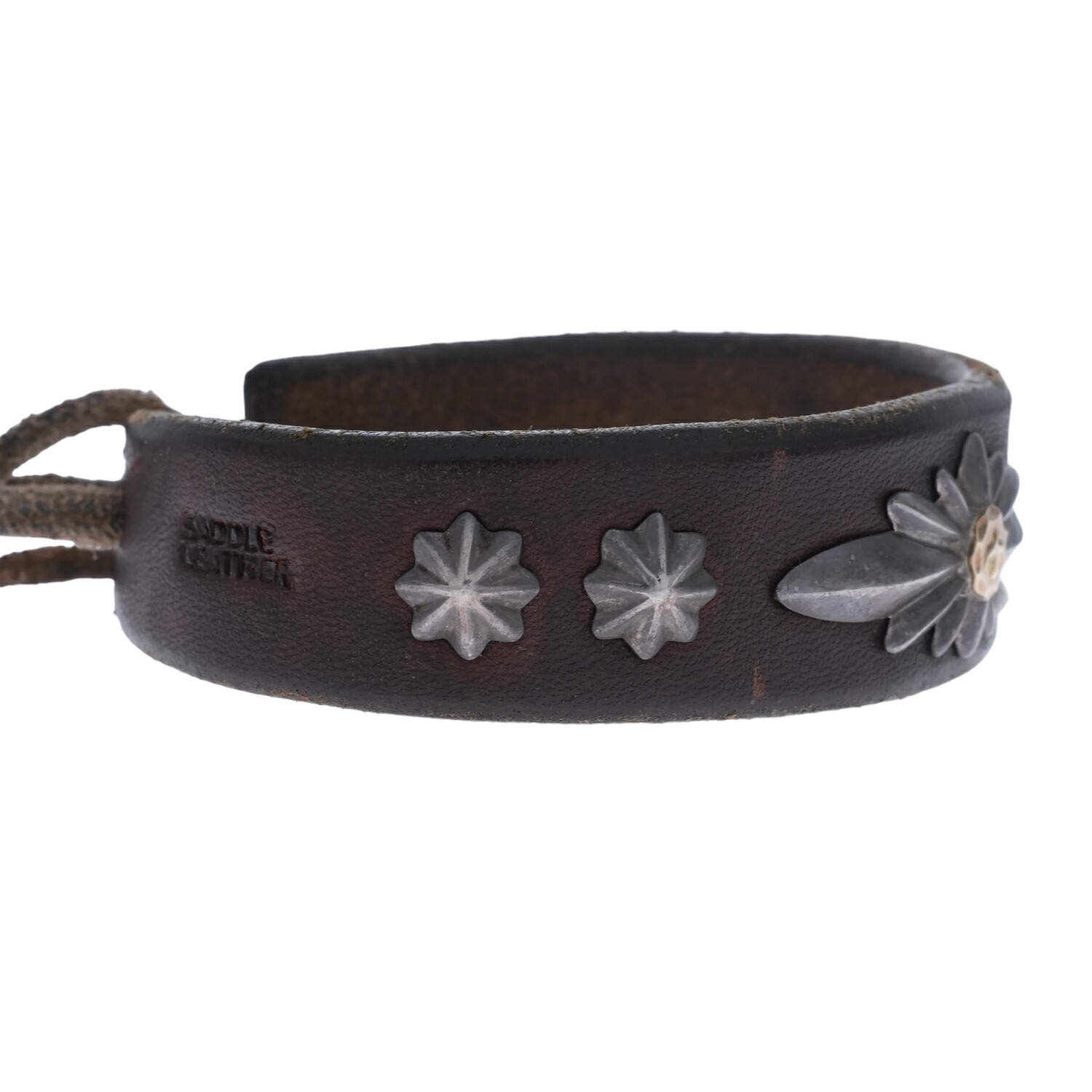 楽天市場】ゴローズ goro's k18ウニコンチョ付レザーブレス(焦茶