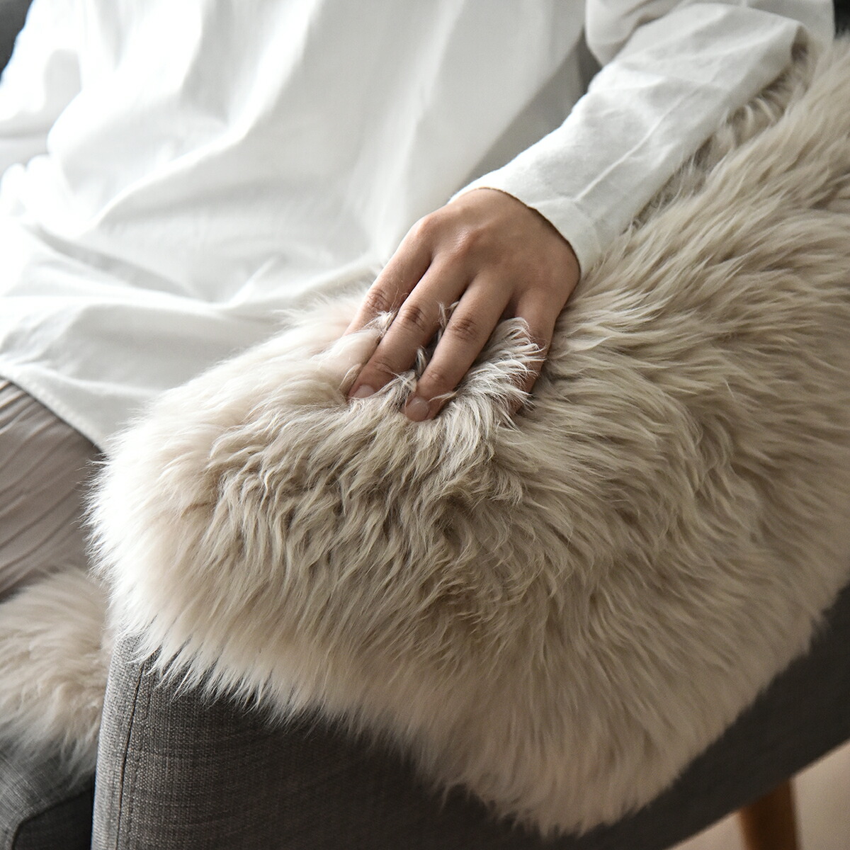 楽天市場】【2点以上10%OFFクーポン】 ムートンラグ 楽天1位獲得 60