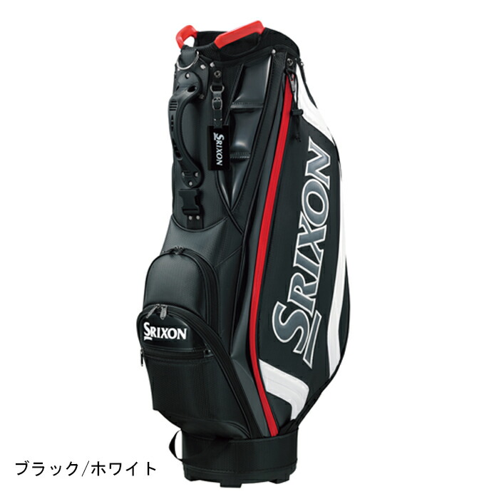 Srixon キャディバッグ ブラック/ホワイト/レッド Srixon ゴルフバッグ