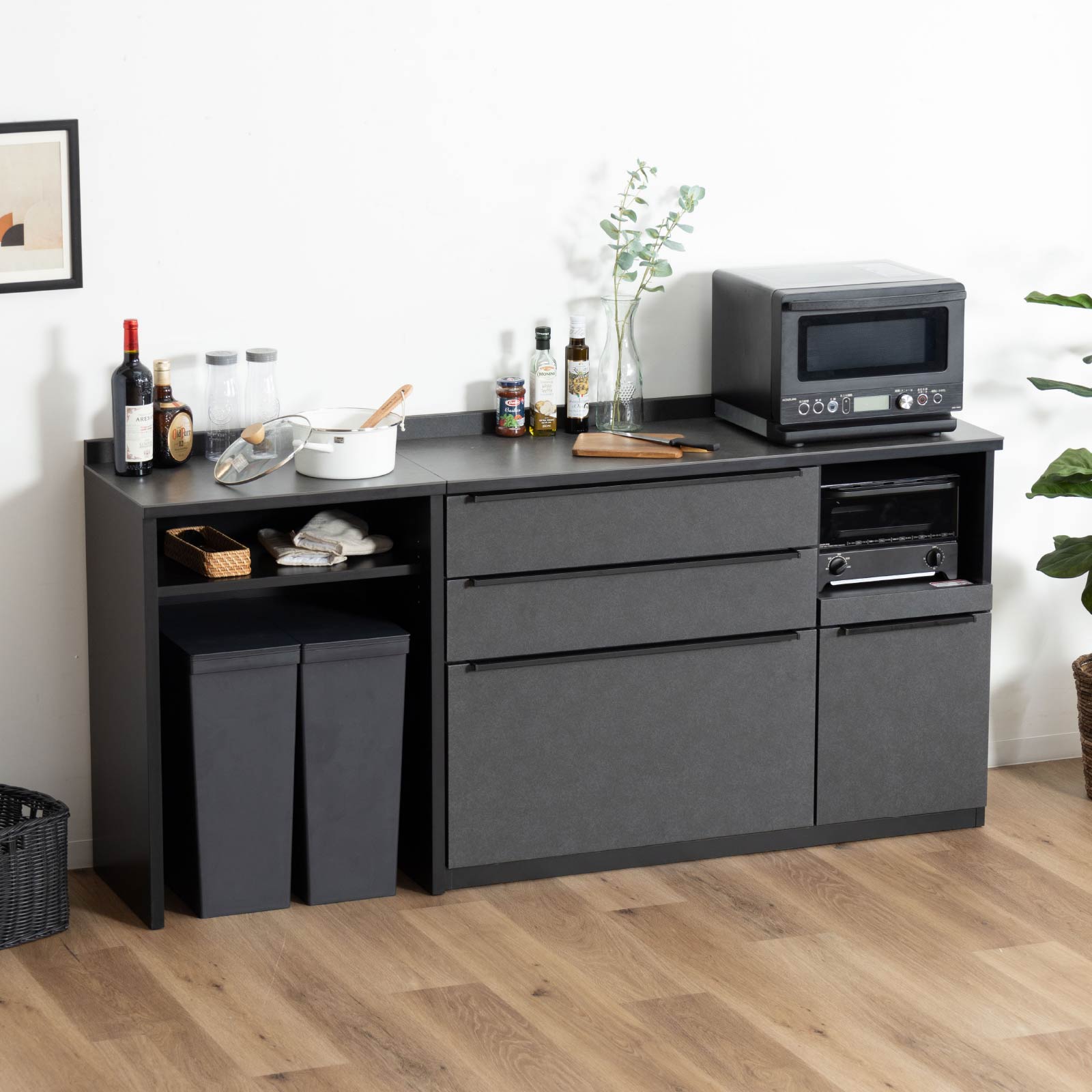 送料設置費無料】日本製奥行40 キッチンボード カップボード カップ