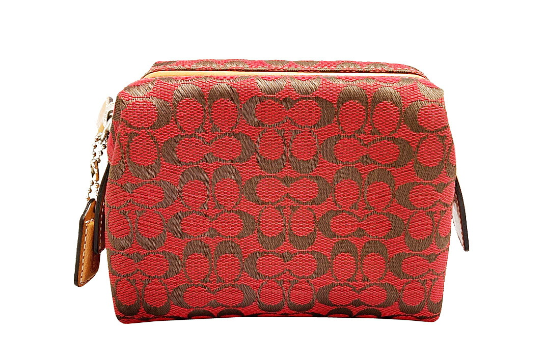 楽天市場】コーチ ポーチ 赤の通販