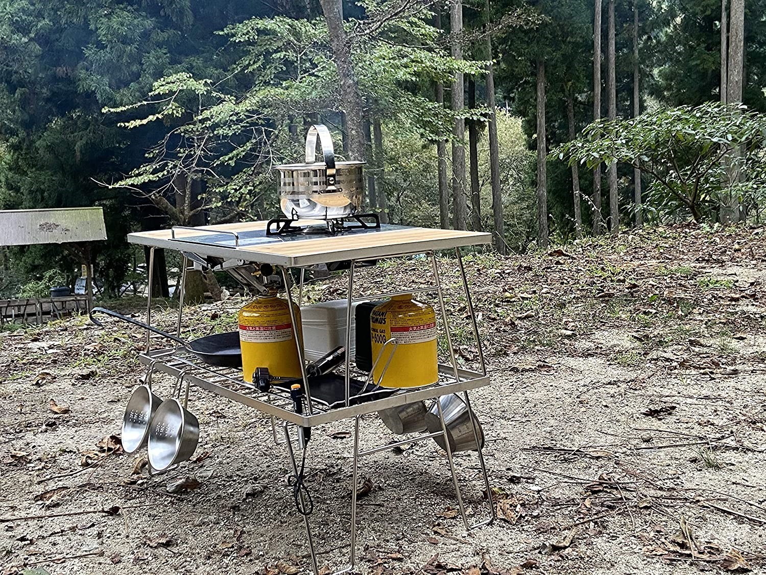 楽天市場】CAMPING MOON キャンピングムーン グリルテーブル