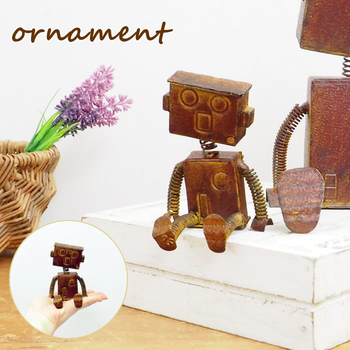 楽天市場】【即出荷】 置物 ブリキロボット小 4668 村田屋産業