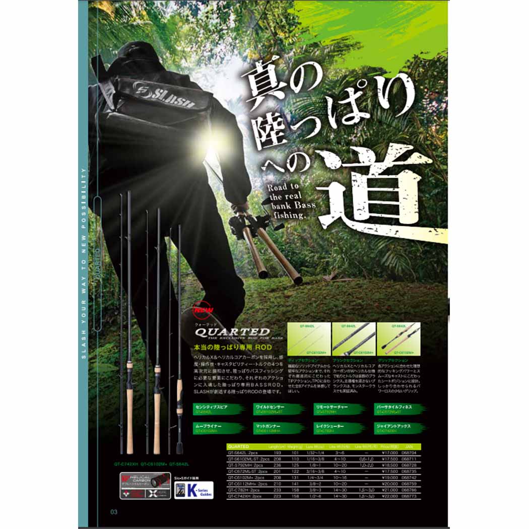 楽天市場】スラッシュSLASH クォーテッドQUARTED QT-S6102ML 068711