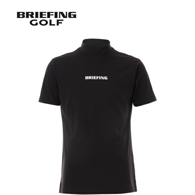 ⓁBRIEFING GOLF ブリーフィングゴルフハイネックボーダー半袖シャツ