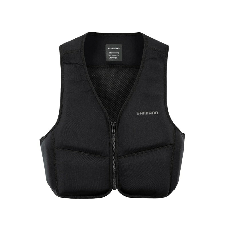 楽天市場】シマノ FI-027W ガードベスト M ブラック 【釣具 釣り具