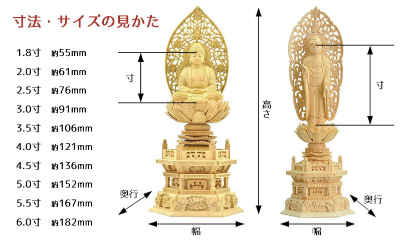 楽天市場】【曹洞宗 臨済宗 禅宗】仏像 白檀 釈迦如来 八角台座 飛天