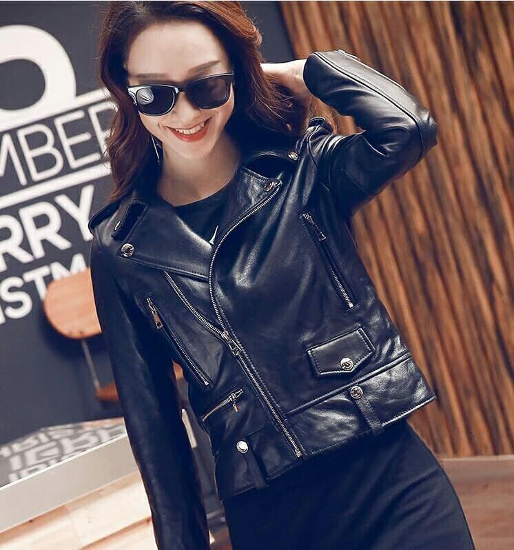 羊革 ライダースジャケット WZIPTOMORROWLAND 黒 レザージャケット 羊