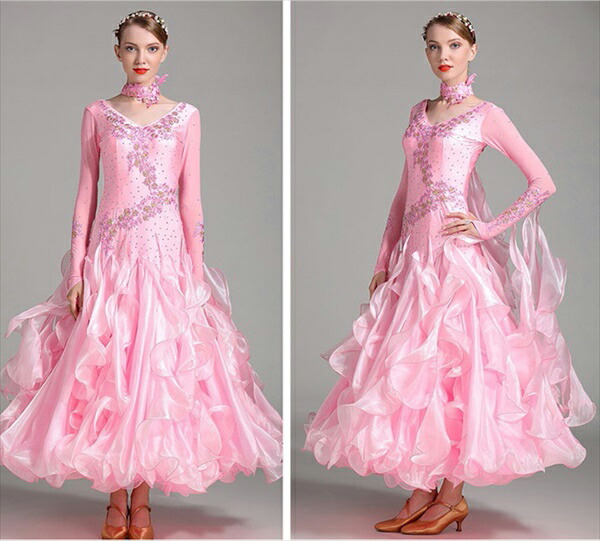 楽天市場】【翌営業日発送】2L 社交ダンス衣装 モダンドレス ラテン