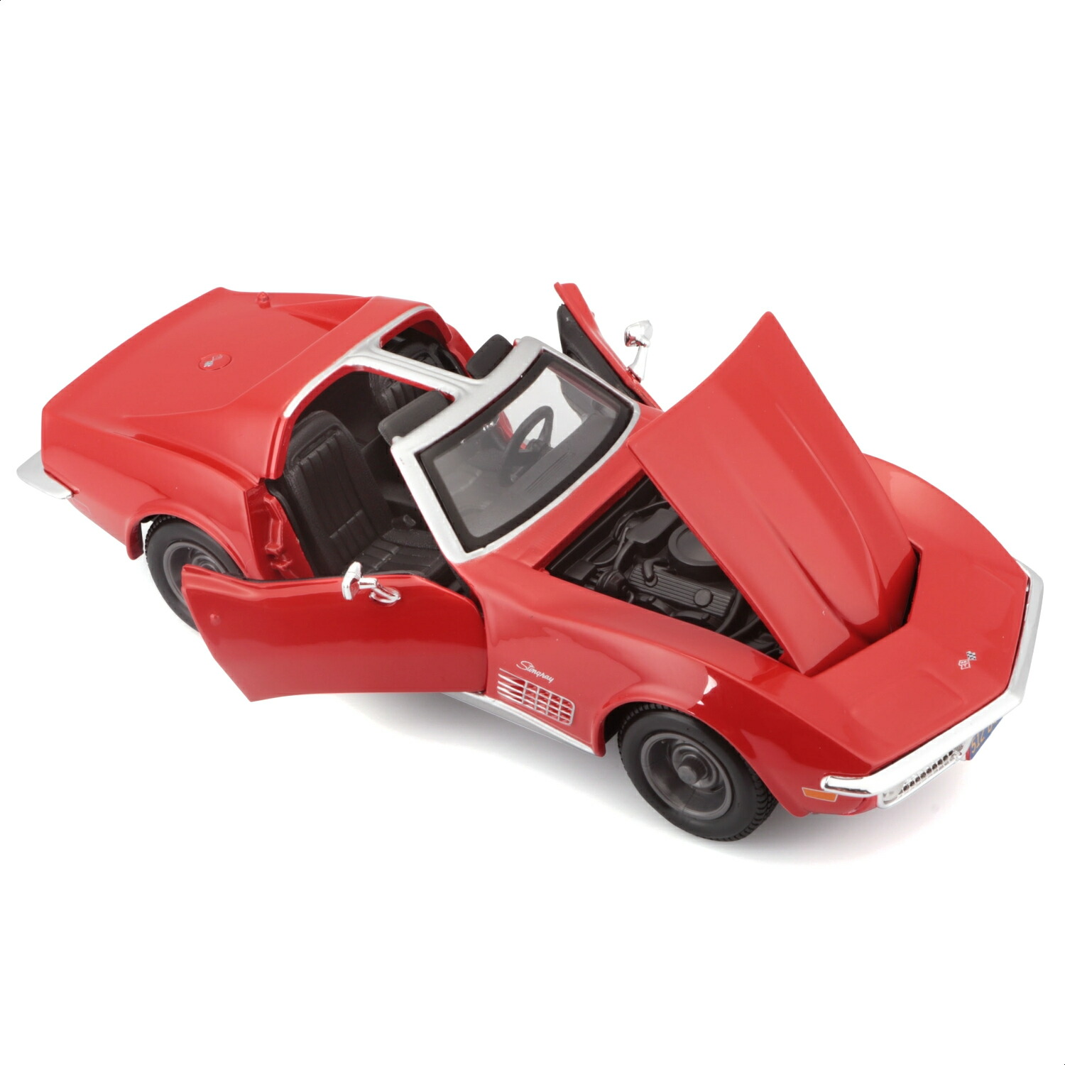 楽天市場】ミニカー 1/24 Maisto シボレー コルベット スティングレイ