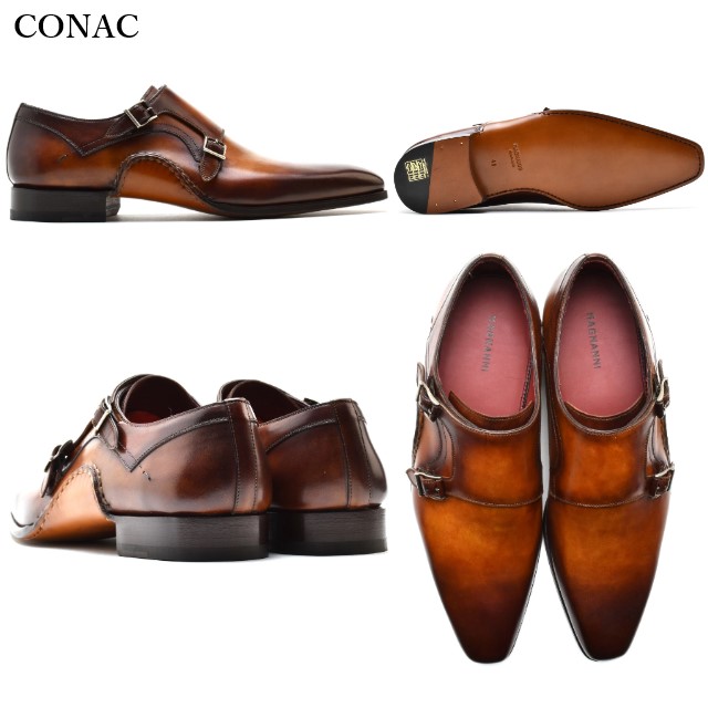 楽天市場】マグナーニ ダブルモンクストラップ MAGNANNI 18903 メンズ