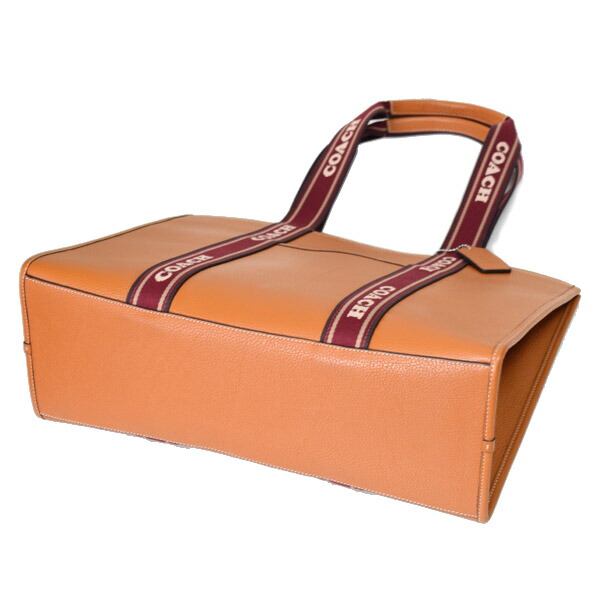 楽天市場】コーチ バッグ COACH ぺブルレザー スミス ラージ トート