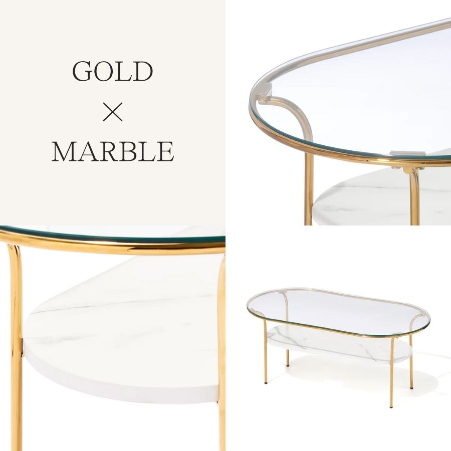 楽天市場】Francfranc フランフラン レガート ガラステーブル ロー