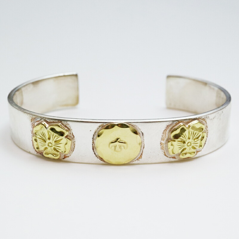 楽天市場】goro's(ゴローズ) ダブルローズ平打ちバングル 【Size：S