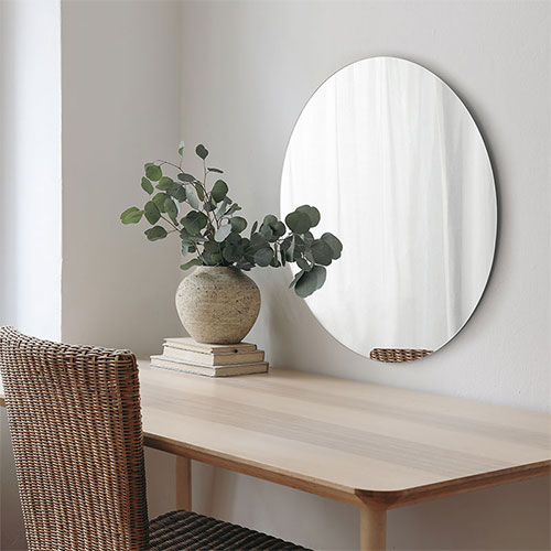 楽天市場】【お買い物マラソン開催中 23日1:59迄】 円形ミラー ノン