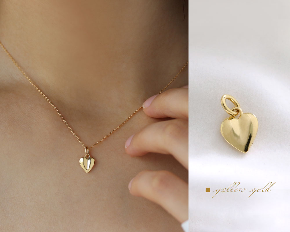 楽天市場】K18 K10 PT ハート ネックレスチャーム 送料無料 高品質