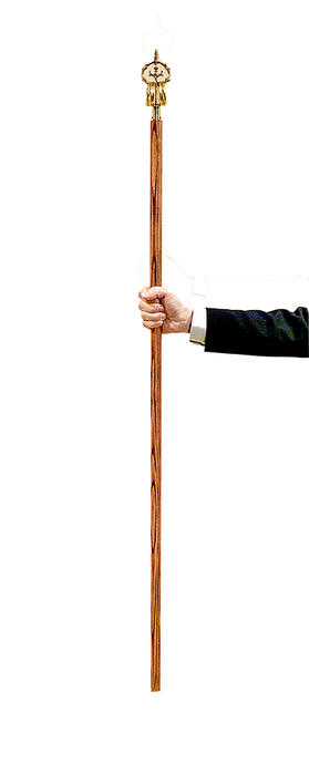 楽天市場】【錫杖】ロング真鍮錫杖（柄：タモ材）4尺 （120センチ