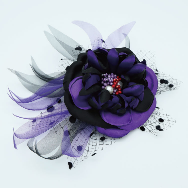 楽天市場】髪飾り 成人式 振袖 紫 着物 袴 和装 卒業式 結婚式 ヘア