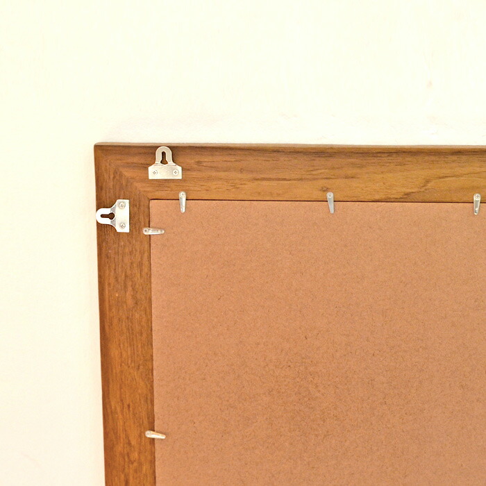 楽天市場】オールドチークウッドミラー M《40cm×60cm》 引っ掛け金具