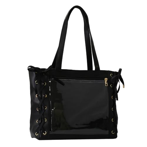 楽天市場】【 Lサイズ 】【 ブラック 】 痛バッグ 痛バ リボン付き