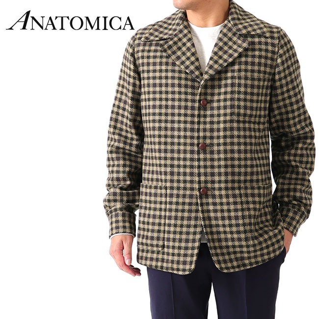 楽天市場】ANATOMICA アナトミカ チェック ウール ローファー