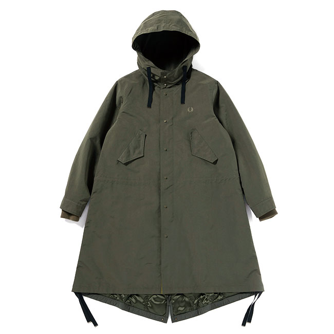 楽天市場】Fred Perry フレッドペリー ミックスパネル モッズパーカー