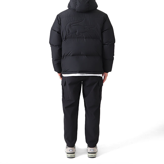 楽天市場】Lacoste ラコステ バックステッチロゴ モノクロ ショート