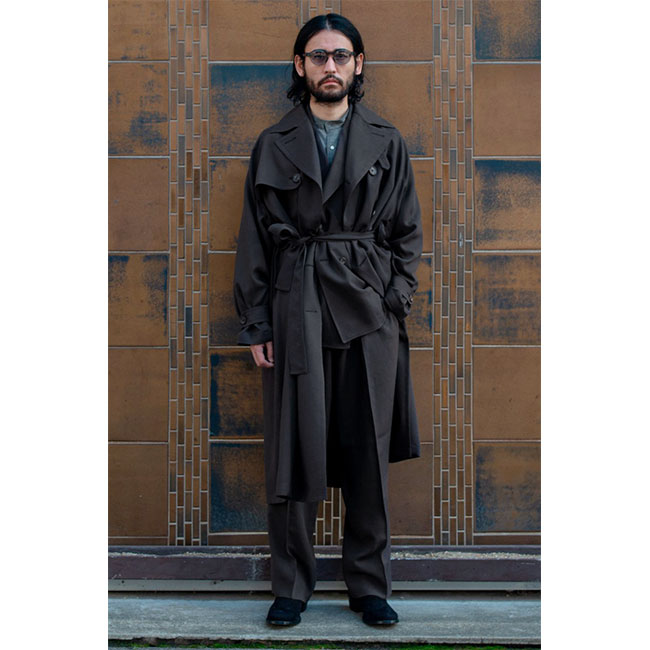 レインメーカー幻モッズコートオーバーサイズ高級生地