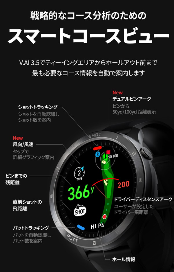 楽天市場】Voice Caddie ボイスキャディ T11 PRO ゴルフウォッチ