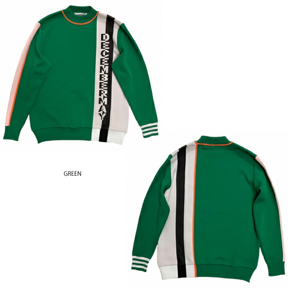 楽天市場】DECEMBERMAY ディセンバーメイ メンズ Stripe logo highneck