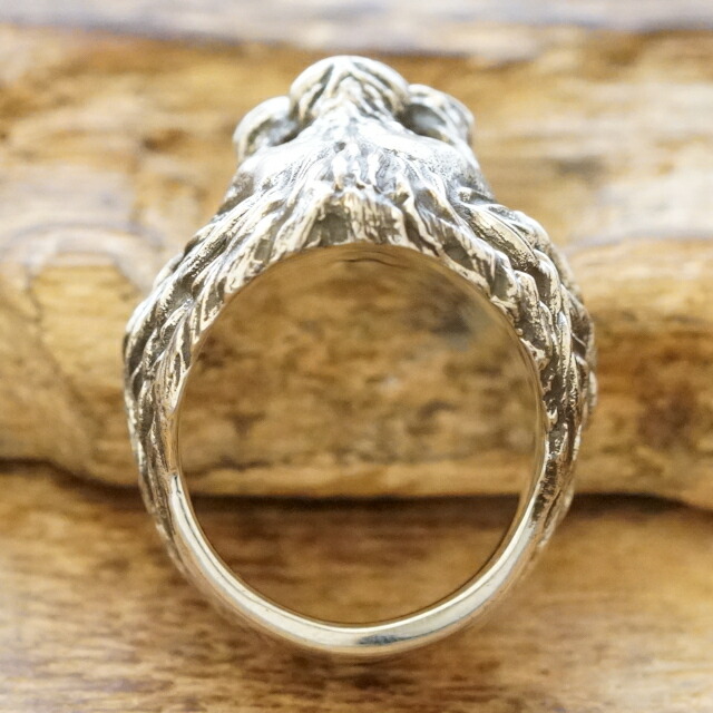 楽天市場】amp japan(アンプジャパン)ライオン リング メンズシルバー