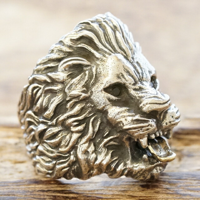 楽天市場】amp japan(アンプジャパン)ライオン リング メンズシルバー