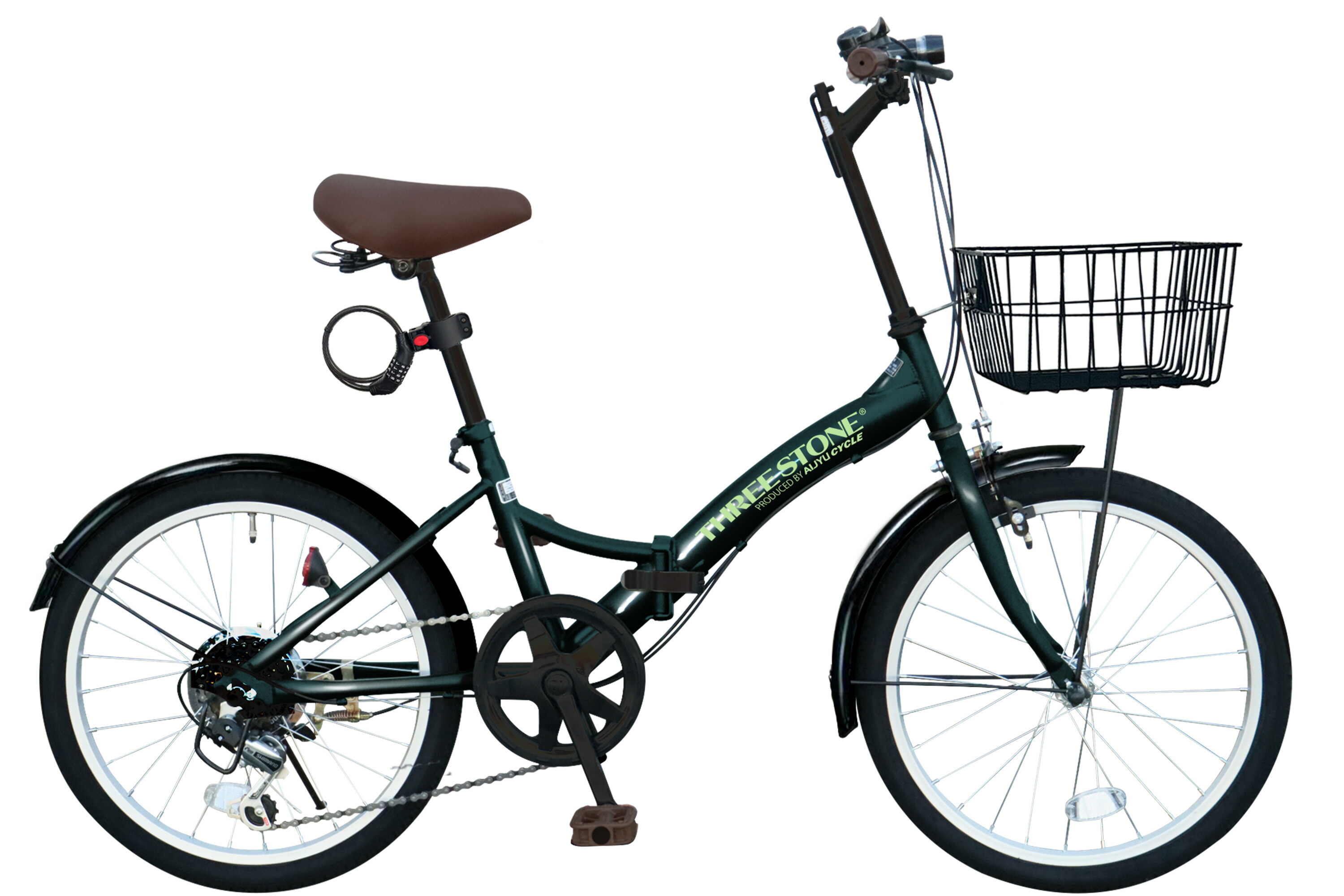 楽天市場】折りたたみ自転車（カラーカーキグリーン）（自転車