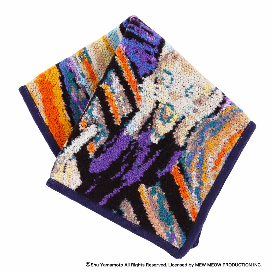 楽天市場】キャットアート シェニール織 タオルハンカチ「叫び