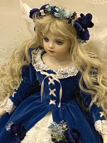 楽天市場】若月まり子 創作ビスクドール「エンジェル ブルーレイク