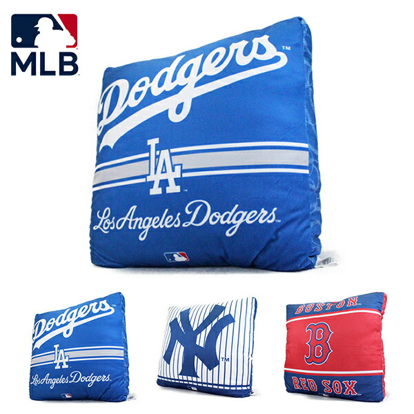 楽天市場】【送料無料】MLB クッション 正方形 ドジャース ヤンキース